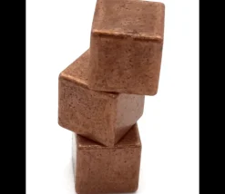 Cube métal couleur bronze 8 x 8 x 8 mm à l'unité