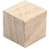 Cube naturel en bois 2 cm. 20 x 20 x 20 mm à l'unité