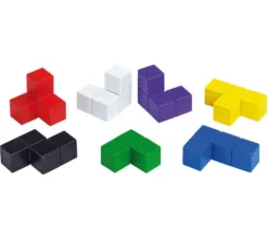 Cube SOMA 7 cm composé de cubes 2.3 x 2.3 cm en bois