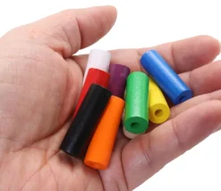 Cylindre 10x30 mm pion de jeu troué à l'unité