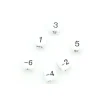 Dé 1 3 5 -2-4-6 impair positif et pair négatif en 22 mm