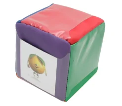 Dé 10 cm avec pochettes sur les faces pour personnalisation