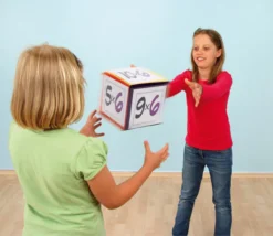 Dé 15 cm faces modifiables personnalisable à volonté multicolore