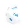 Dé 10 faces anglais one to ten
