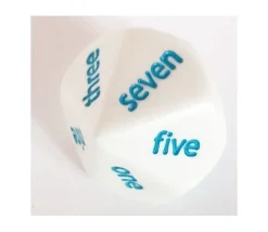 Dé 10 faces anglais one to ten