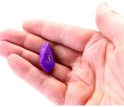 Dé 6 faces baril nacré - barrel dice à l'unité (couleur mise au hasard)