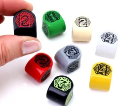 Dé 4 faces Celtic 3D moderne (forme arrondie)