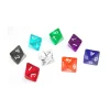 Dé 8 faces en translucide coloré à l'unité (couleur au hasard)