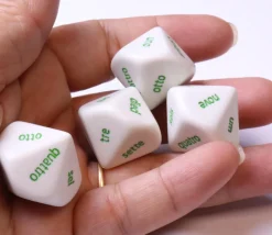 Dé 10 faces italien da uno a dieci