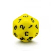 Dé 30 faces jaune D30 de jeu