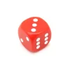 Dé à jouer 22 mm rouge de 1 à 6