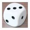 Dé à jouer avec points 123 de 16mm de côté