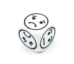 Dé à jouer émotions visage 22 mm
