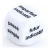 Dé 22 mm conjugaison présent passé simple futur imparfait passé composé