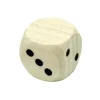 Dé 12345 Neutre en bois 25 mm