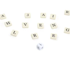 Dé 6 voyelles aeiouy lettres 16 mm