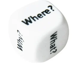 Dé anglais pronom interrogatif what, how, when, where, who, why