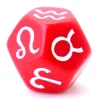Dé astrologie 12 signes du zodiaque