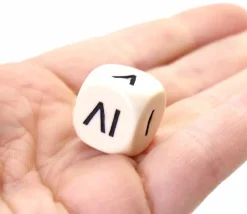 Dé chiffres romains I II III IV V VI