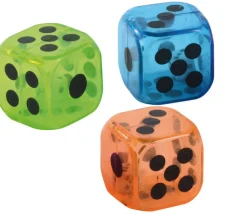 Dé double 2.7 cm avec 1 mini dé à l'intérieur