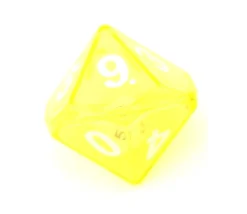 Dé double 10 faces avec 1 mini dé 10 faces à l'intérieur (couleur mise au hasard)