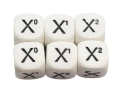 Dé Exposant X0 X1 X2 pour math