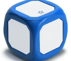 Dé faces magnétiques et effaçables neutres 5 cm