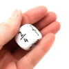 Dé fraction 1/2 2/4 1/3 2/3 1/4 3/4 en 22 mm