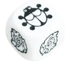 Dé insecte et 5 salades 16 mm