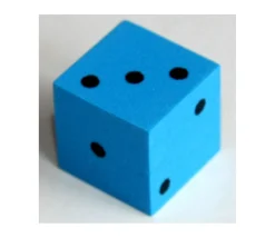 Dé mousse silencieux ultra léger 16 mm (1 couleur au hasard)