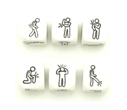 Dé parties du corps dessin position en 22 mm body