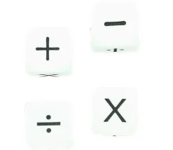 Dé signe Mathématiques + - x ÷ + -