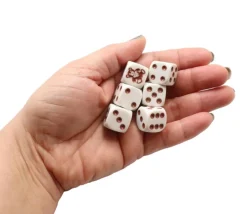 Dé spécial ours marron 2345 taille 16 mm