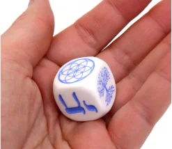 Dé symboles de vie 22 mm