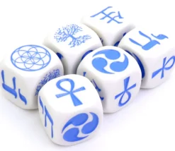 Dé symboles de vie 22 mm