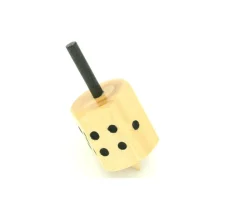 Dé toupie toton - dé à jouer buis 5.7 cm