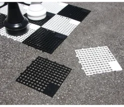 Dalle à l'unité pour Echiquier ou damier jardin case 15,5 cm