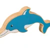 Dauphin en bois 141x 60 x 24 mm