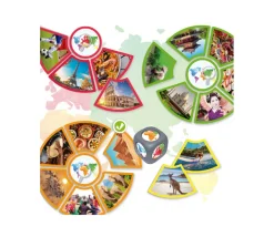 Découvre les continents du monde - jeu éducatif d'association