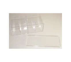 Deck box - Boite 4 compartiments plastique 20 x 9.5 x 7 cm