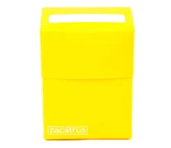 Deck box JAUNE boite pour cartes 9.5 x 7 x 4.5 cm Zacatrus