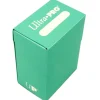 Deck box vert Aqua - Boite cartes de jeux - plastique turquoise 9.5 x 7 x 4.5 cm