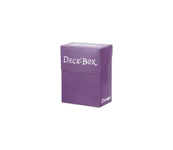 Deck box VIOLET boite cartes de jeux - plastique 9.5 x 7 x 4.5 cm