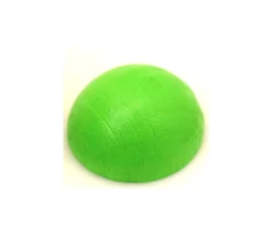 Demi-Boule 1.5 cm couleur vert-clair en bois - dôme hêtre diamètre 15 mm