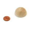 Demi-Boule 3 cm en bois - dôme hêtre diamètre 30 mm