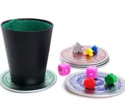 Disques 5 éléments de 8.9 cm métal et liège