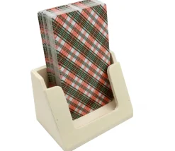 Distributeur cartes à jouer en bois 9 x 6 x 6.5 cm