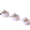 2e choix - 3 Boites gigognes rondes carton blanc - Ø 8-10-12 cm avec défauts