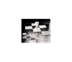 Echiquier géant XXL case 36 cm plateau échecs ou dame 2m80