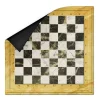 Echiquier tapis de jeu enroulable marbré 50x50 cm